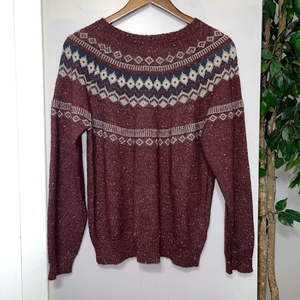 Weatherproof‎ burgundy Crew-neck Sweater Size Large